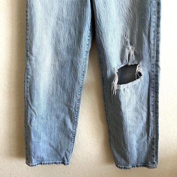 LEVI'S Ribcage Straight Ankle High Rise Denim Jeans Pants Womens 26 - Picture 9 of 10